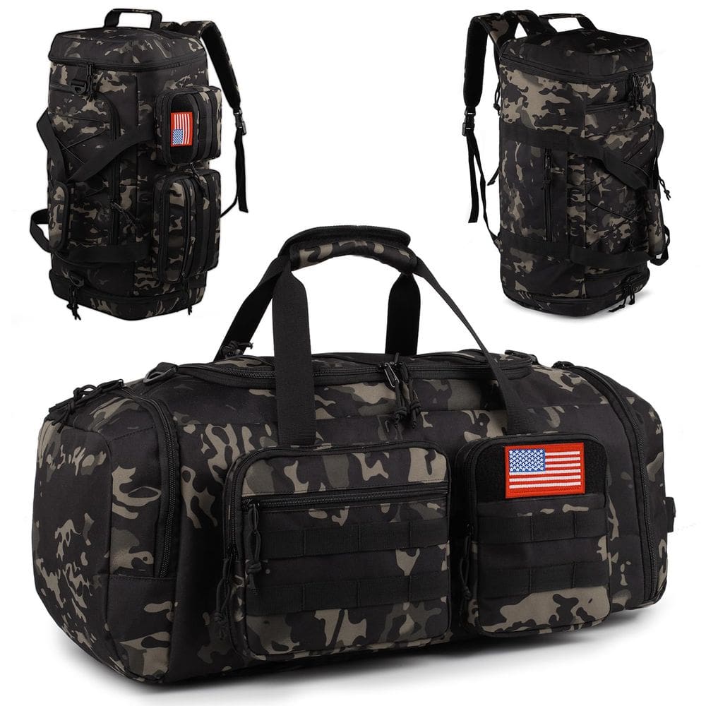 Bolsa de ginástica ATRIPACK Tactical 50L com compartimento para sapatos resistente à água