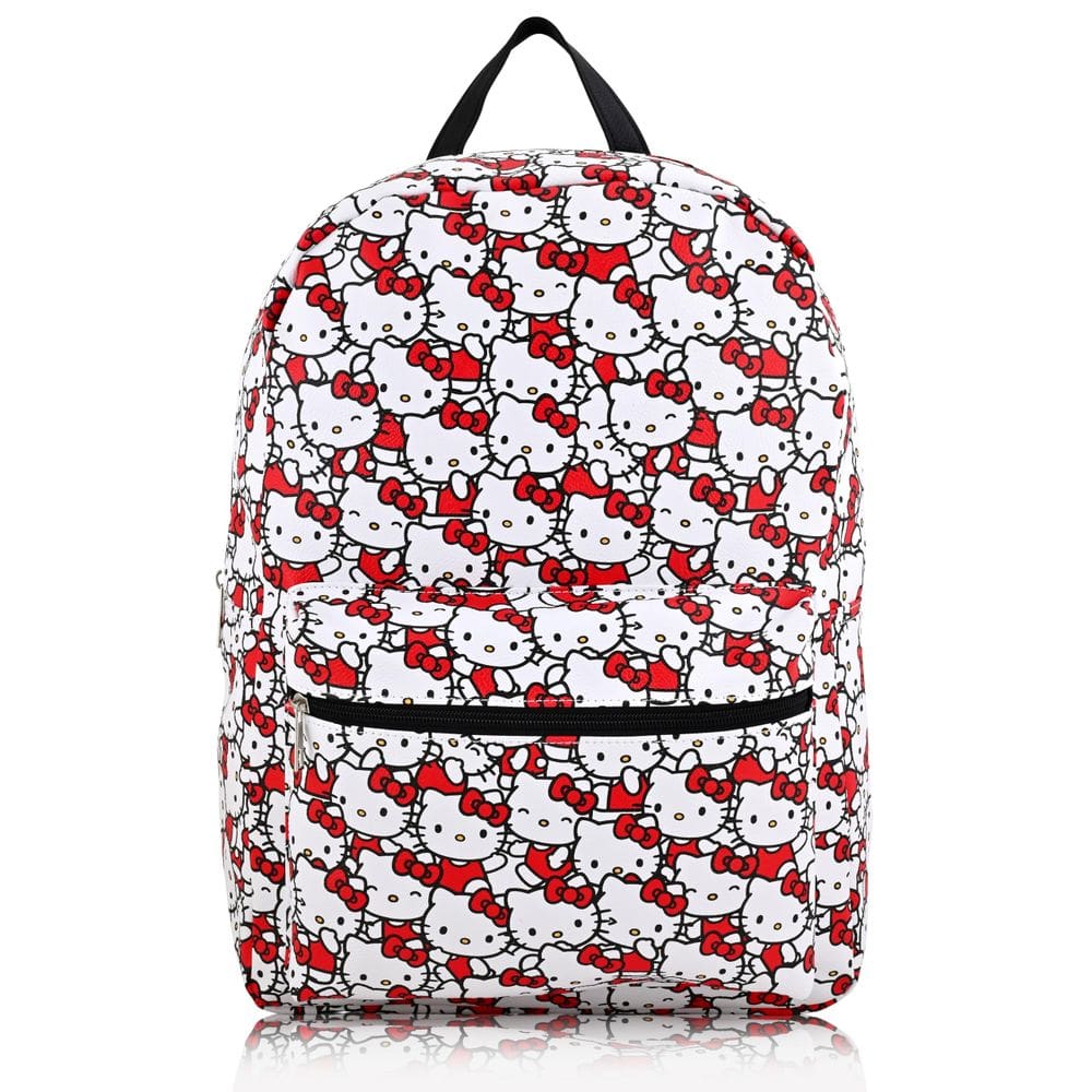 Mochila Fast Forward Sanrio Hello Kitty em couro PU 40cm