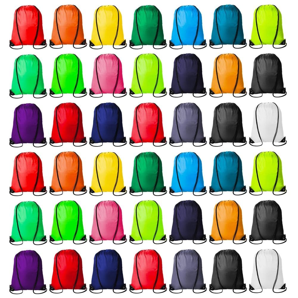 Mochila com cordão Topspeeder 42 peças de poliéster 20 cores