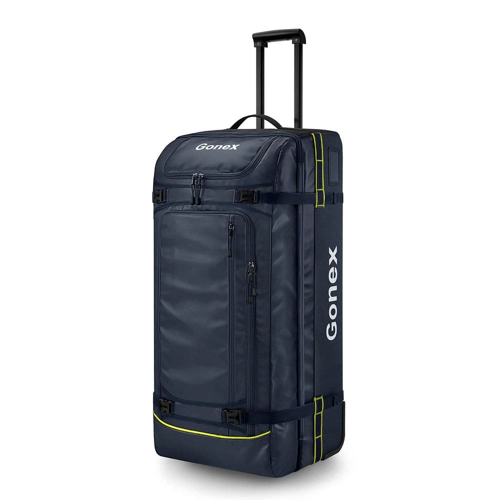 Mochila rolante Gonex 100L com rodas repelente à água Navy