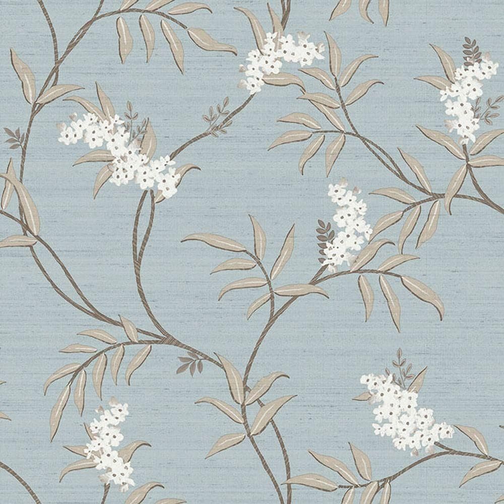 Papel De Parede Tradizioni Floral Azul 33306