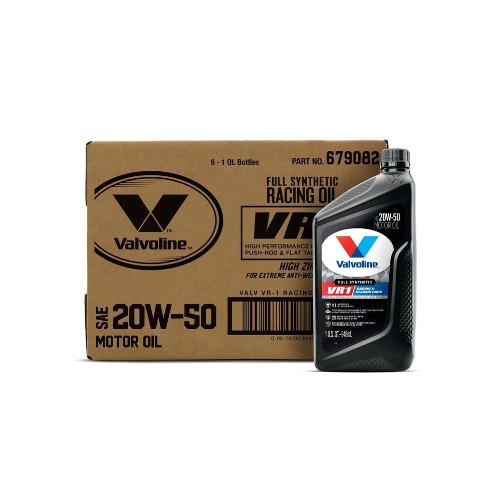Óleo de motor Valvoline VR1 Racing Synthetic SAE 20W-50 1L x6