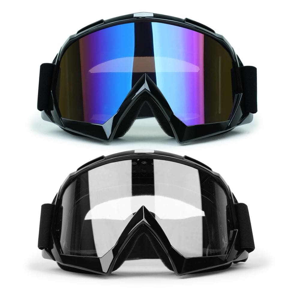 Óculos XYOP ATV Dirt Bike, pacote com 2 unidades UV400 para adultos e crianças