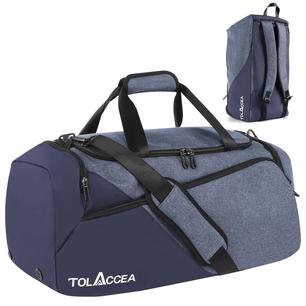 Bolsa de ginástica Tolaccea Large Sport Duffel 47L com compartimento molhado para sapatos