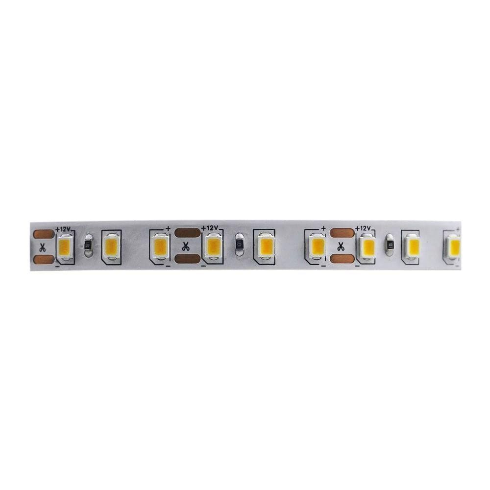 Fita De Led Taschibra Com 5 Metros 120 Leds/m 10w 12v 3000k Luz Amarela 14040243-09
