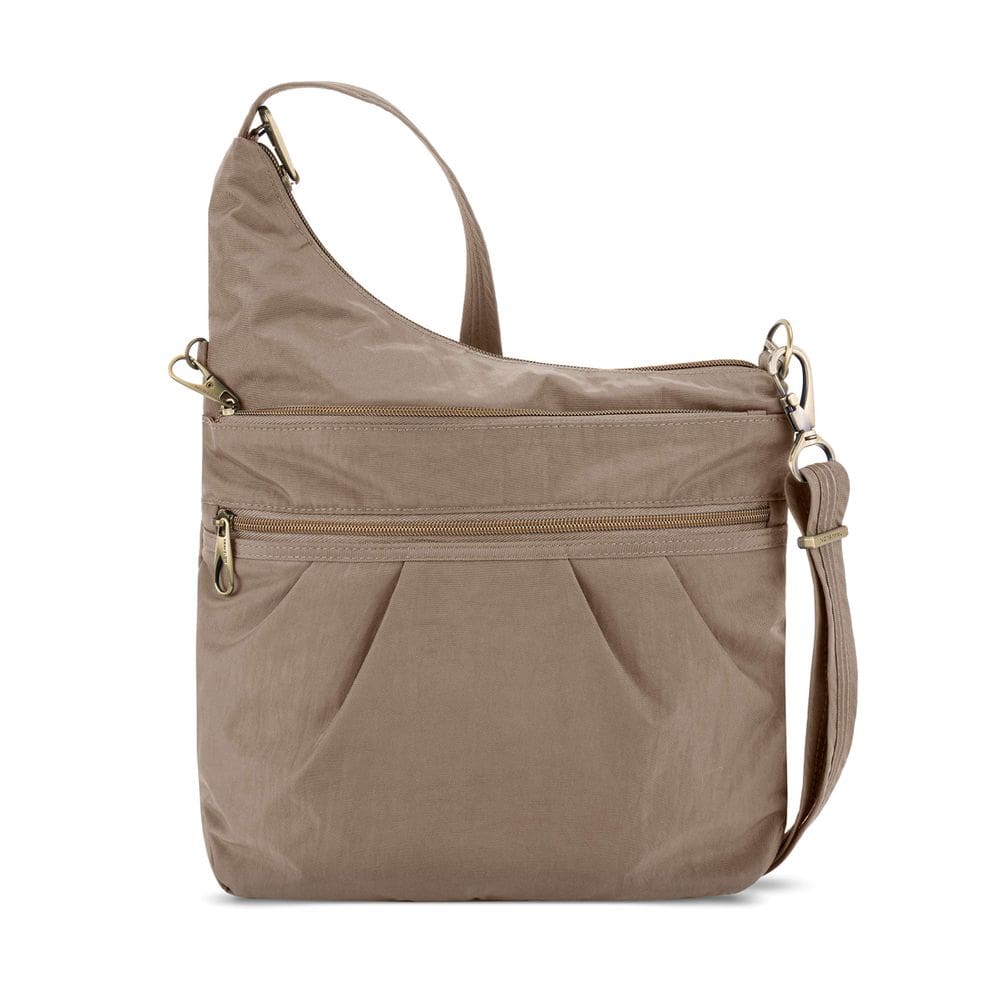 Bolsa transversal Travelon Anti-Theft Signature com 3 compartimentos