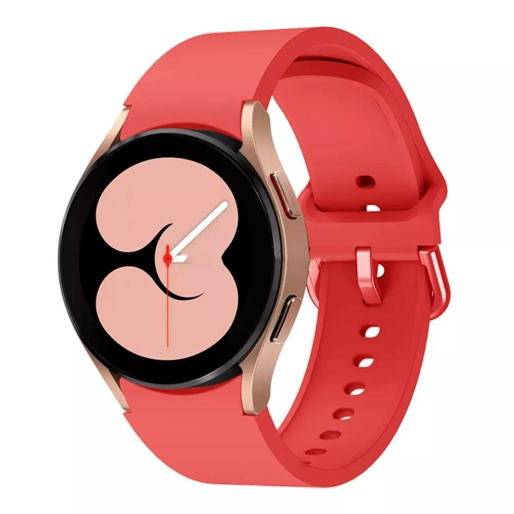 Pulseira de silicone para Samsung Watch 4/5/Pro Classic 20mm