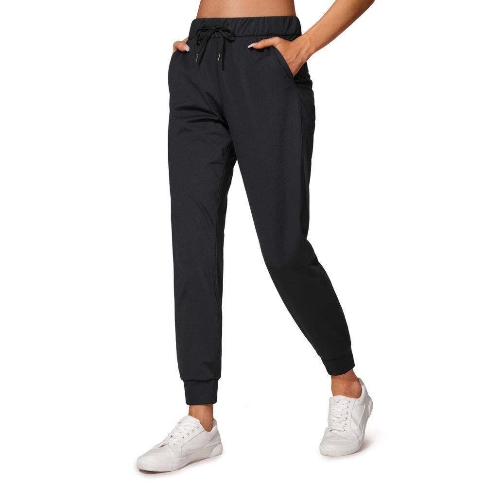 Calças de treino elástico de 4 vias CRZ YOGA para mulheres pretas
