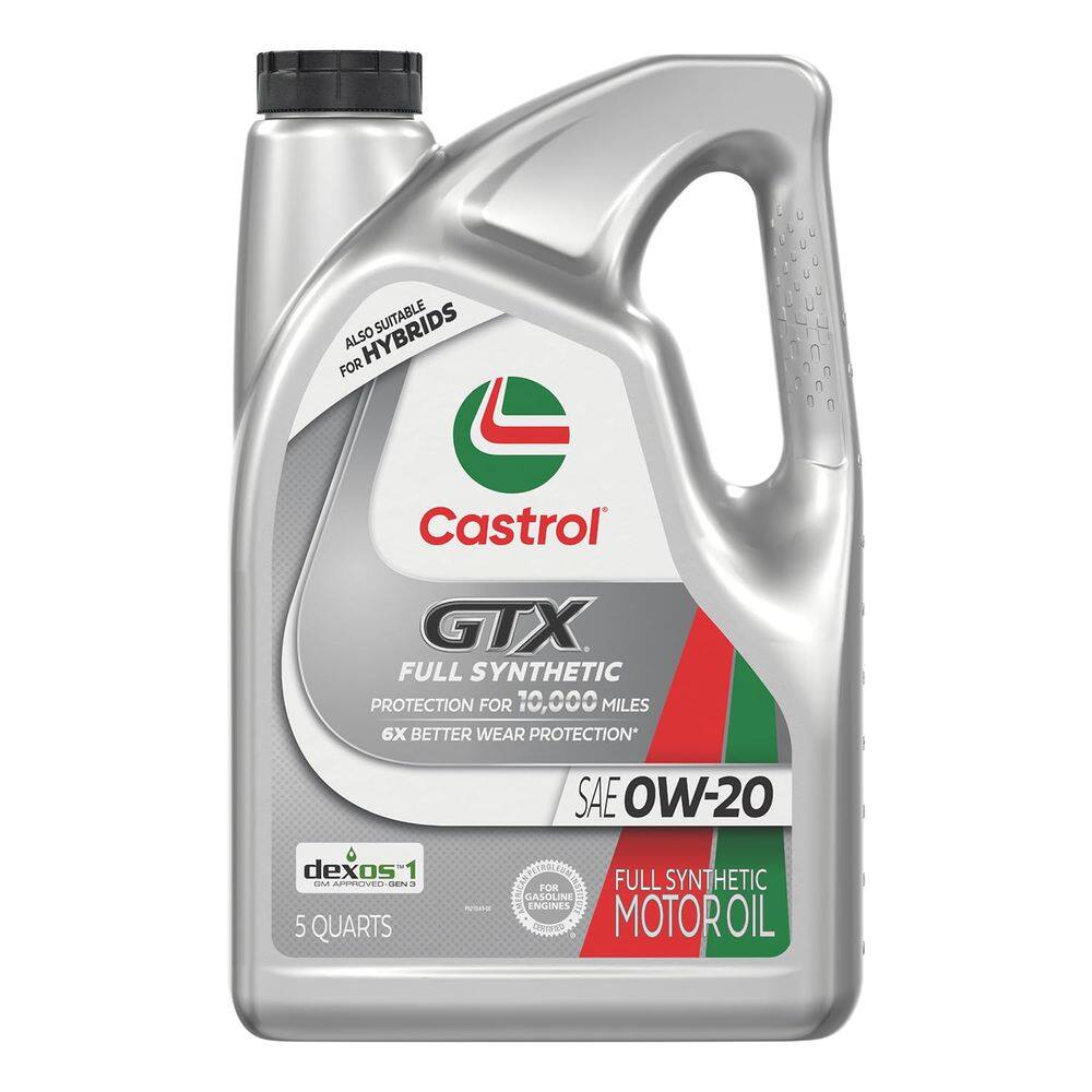 Óleo de motor Castrol GTX totalmente sintético 0W-20 5L