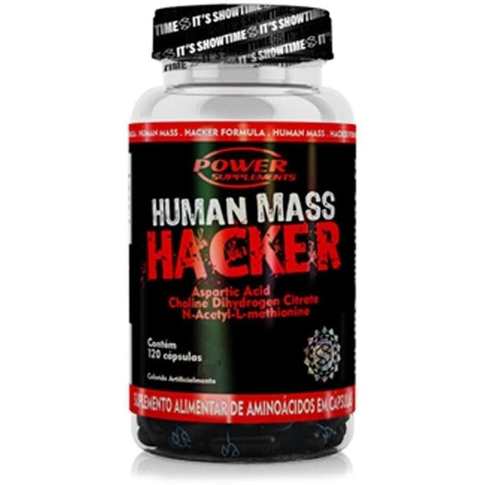Human Mass Hacker 555mg 120 Caps Padrão Único
