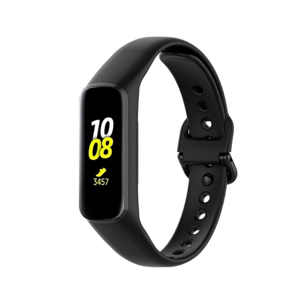 Pulseira de silicone para Samsung Galaxy Fit 2 R220 preta