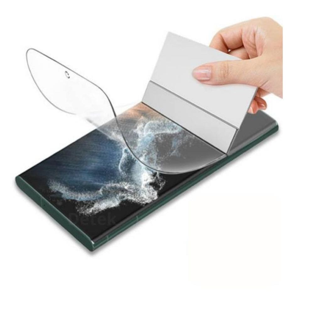 Película de hidrogel para Samsung S23 Ultra frontal e traseira, pacote com 2