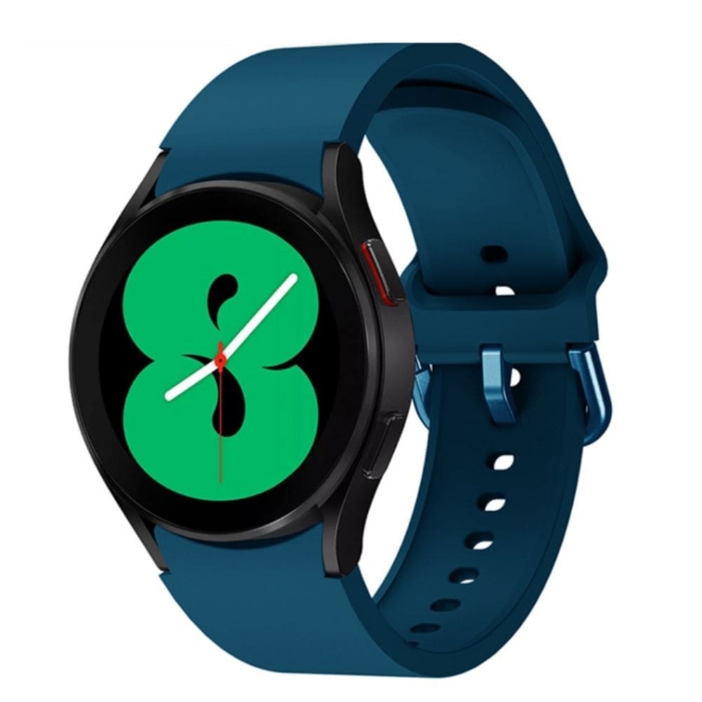 Pulseiras para Galaxy Watch 4 5 6, todas em silicone verde azulado