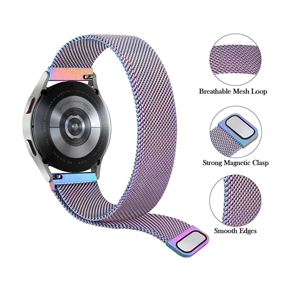 Pulseira de metal para Samsung Watch 4 20mm Color Tornasol