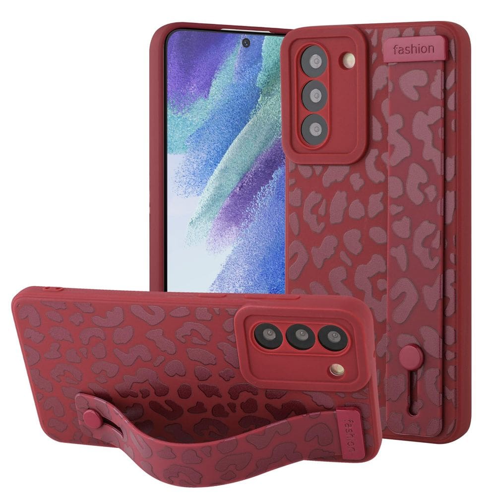 Capa também compatível com Samsung Galaxy S21 FE 5G Wine Red