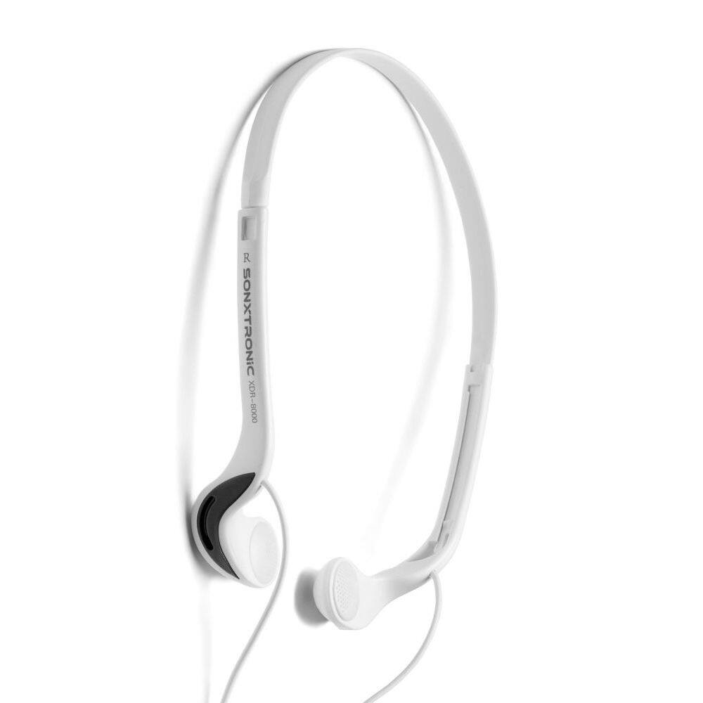 Fones de ouvido SONXTRONIC White ICE Xdr-8001 Vertical in Ear