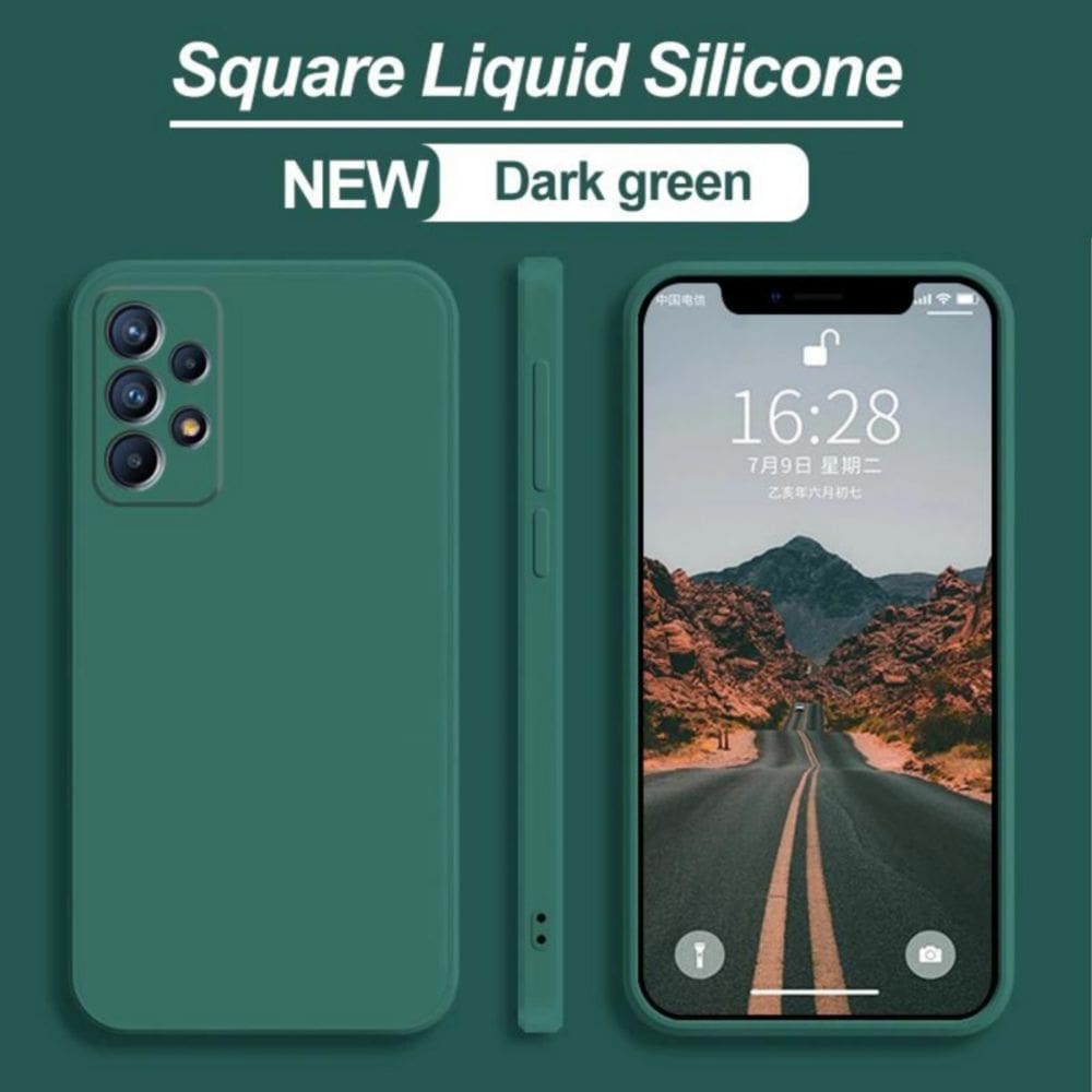 Capa protetora de silicone para Samsung Galaxy S22 Ultra