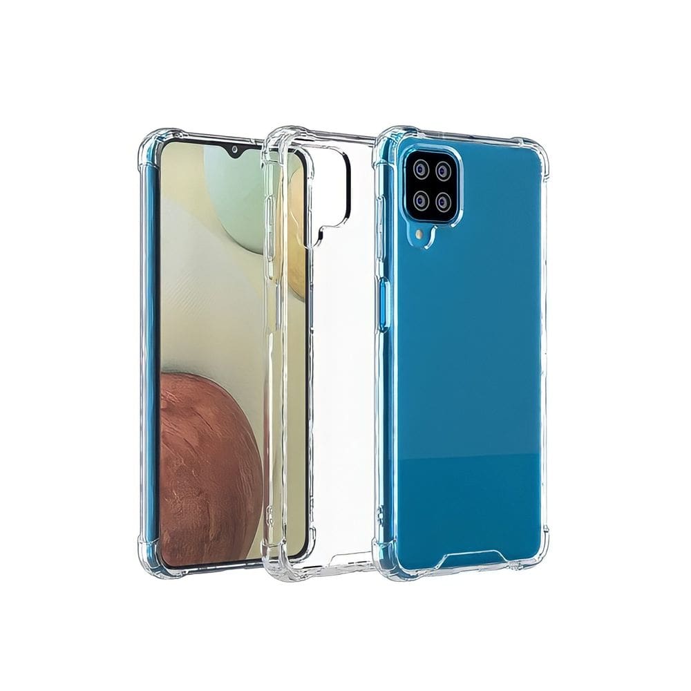 Capa de silicone e estojos transparentes anti-choque para Samsung A1