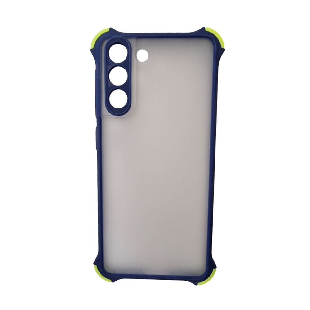Capa de silicone Samsung Galaxy S21 Plus com Antishock Edge azul
