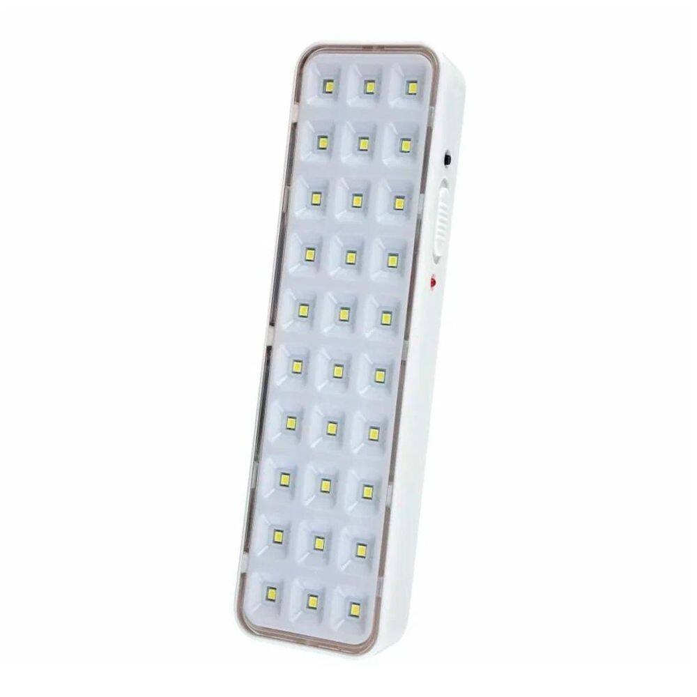 Luminária De Emergência Alto Brilho Recarregável Iluminação