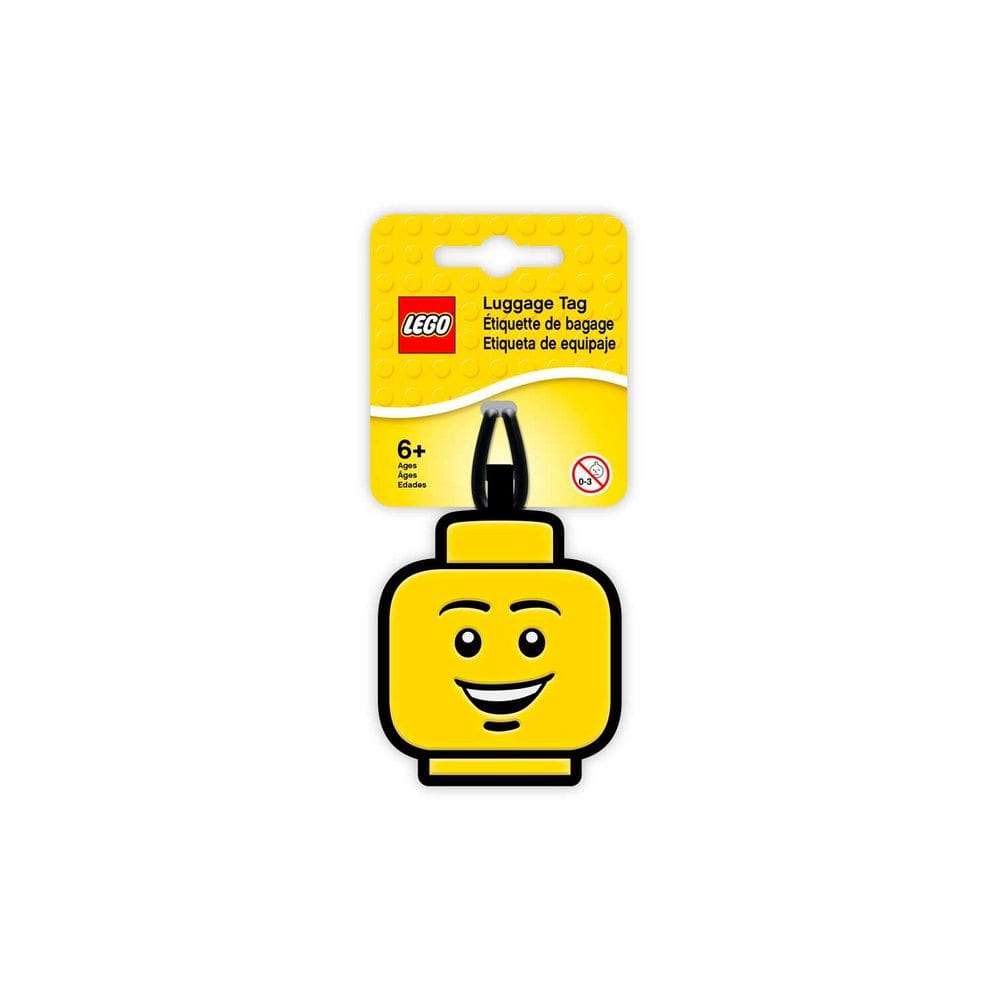 Etiqueta de bolsa LEGO ICONIC Boy Face Bag Tag