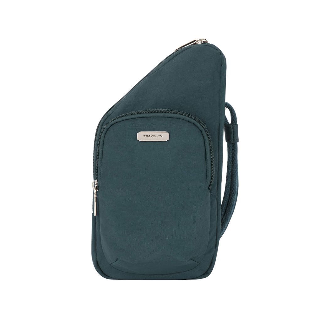 Bolsa transversal Travelon Anti-Theft Essentials Compact Peacock