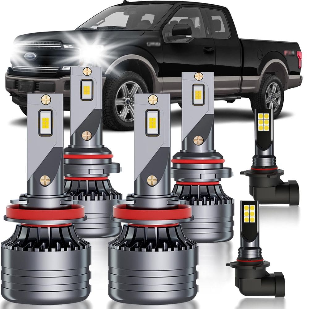 Combo de lâmpadas HUOKEDS para Ford F150 2015-2023 (6 unidades)