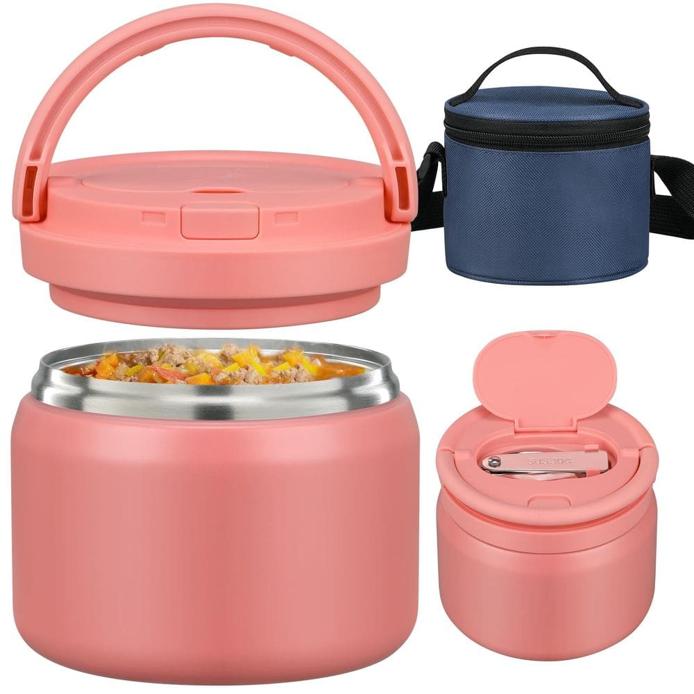 Frasco térmico para alimentos JOOPETALK 450 ml a vácuo isolado para crianças