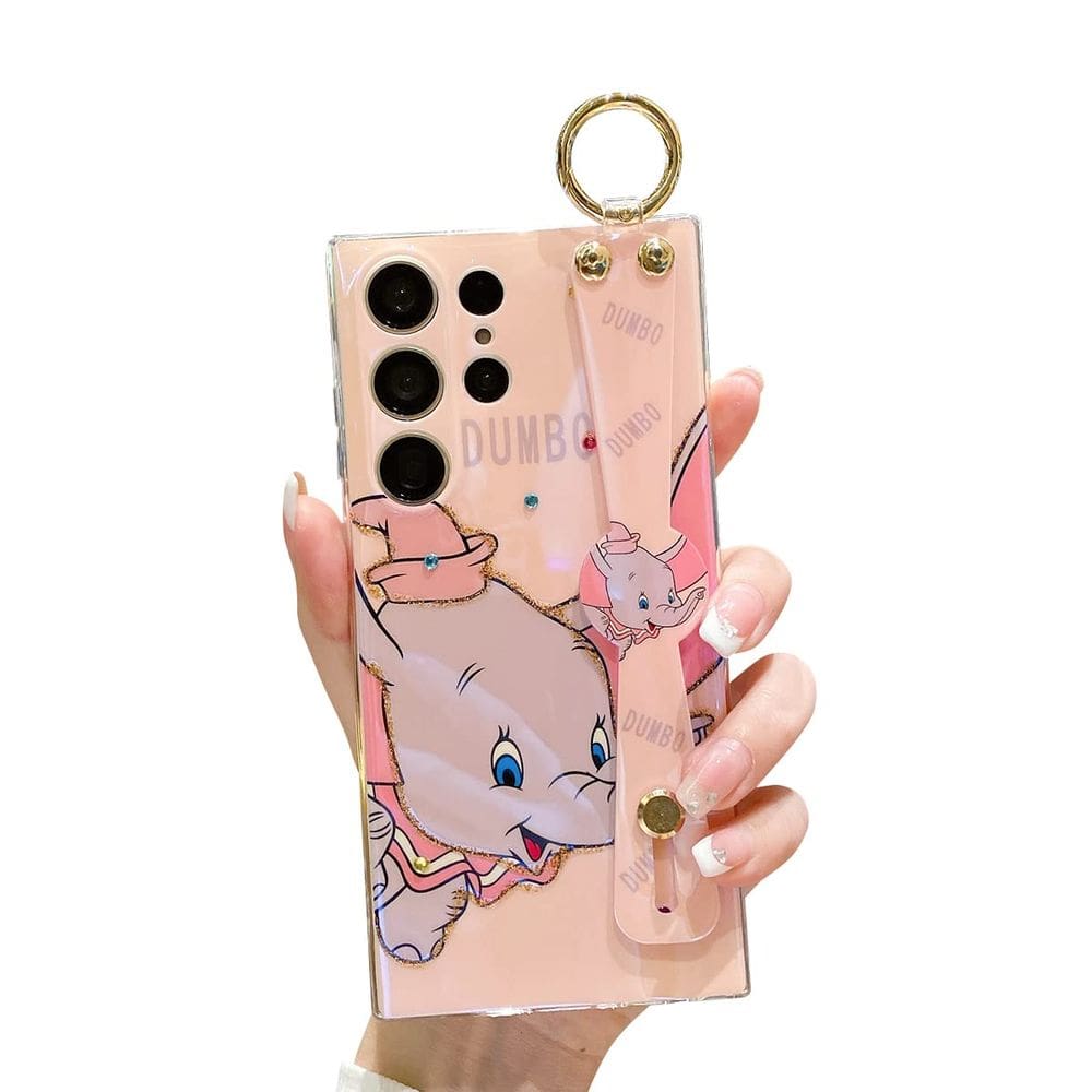 Capa Meishangmei para Samsung Galaxy S24 Ultra 6.8 - Rosa Dumbo