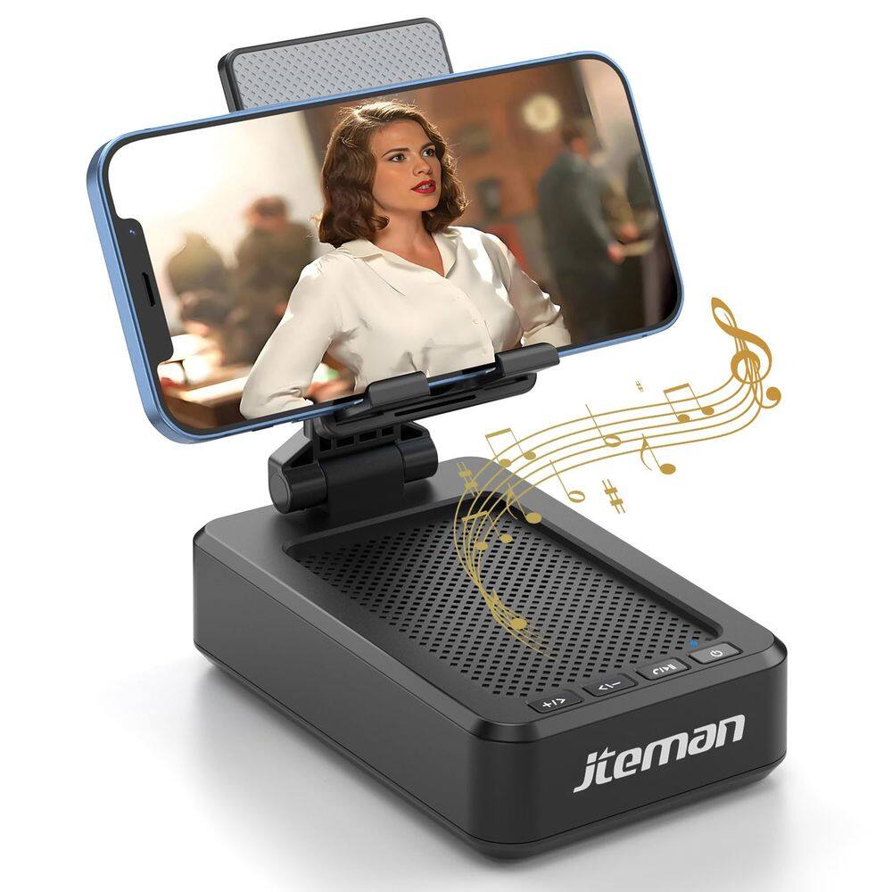 Suporte para celular com alto-falante Bluetooth JTEMAN HD Sound