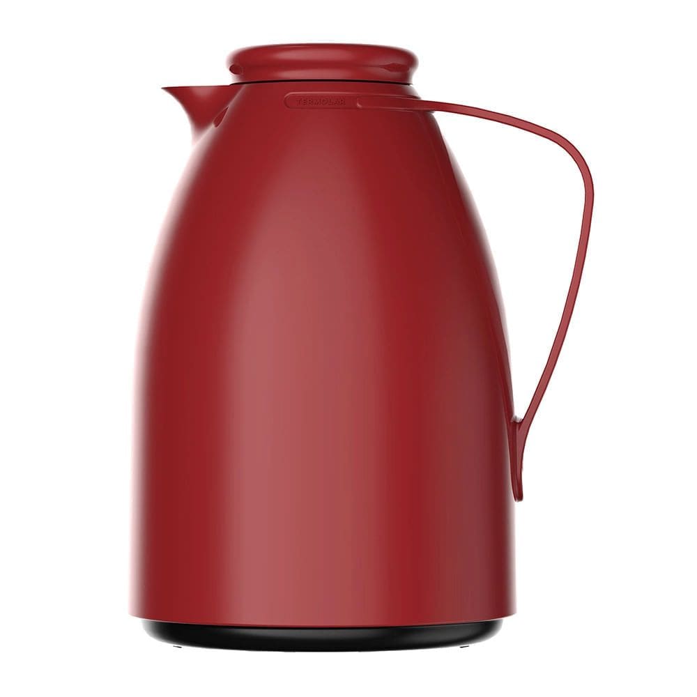 Bule Térmico Termolar Plástico com Infusor Vermelho 1L