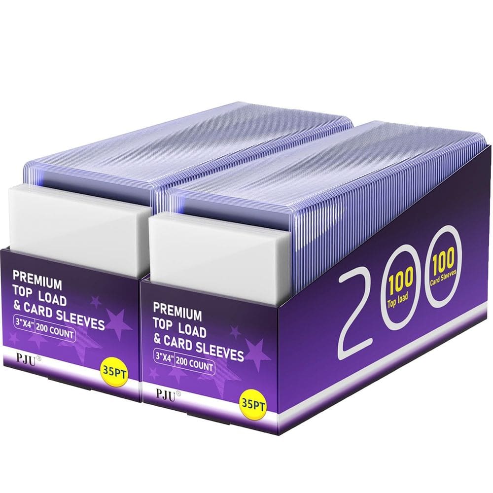 Card Sleeves Top Loaders 400 ct + 400 Soft Sleeves PJU