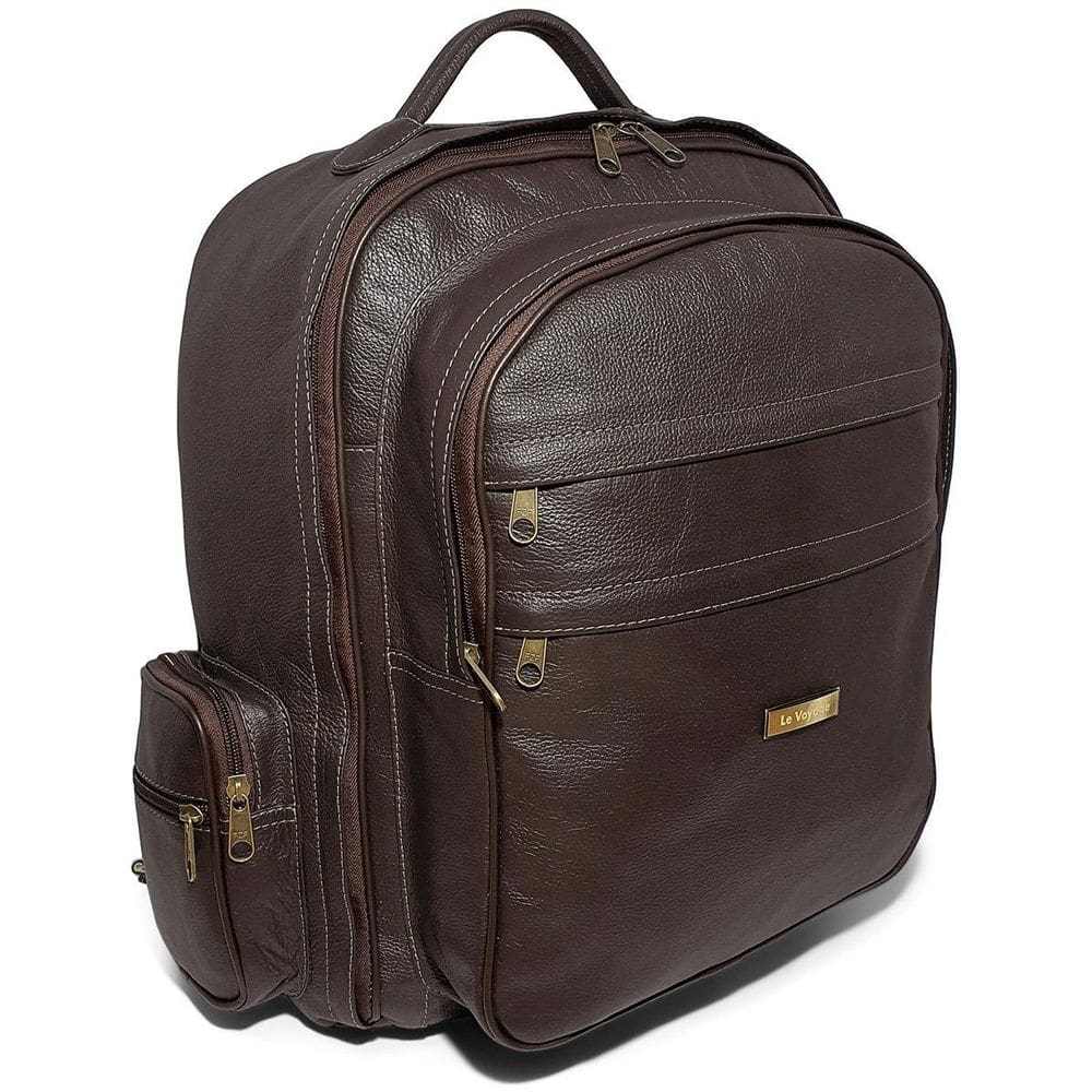 Mochila De Couro Masculina Para Viagem Tamanho Extra Grande