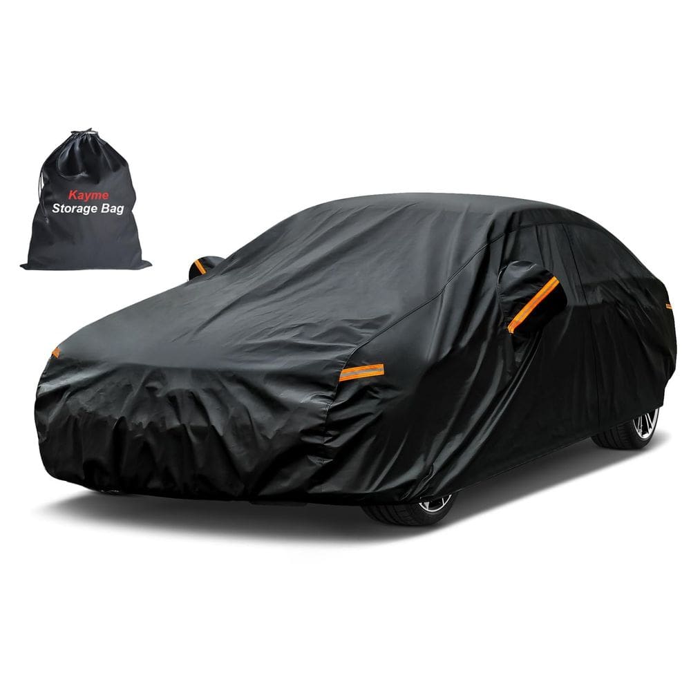 Capa de carro Kayme de 7 camadas impermeável para todos os climas para sedan
