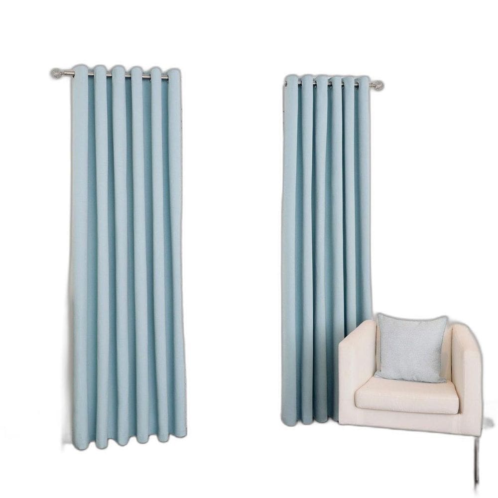 Cortina Tecido Oxford Azul-Bebê 300X230 Fabritex Enxovais