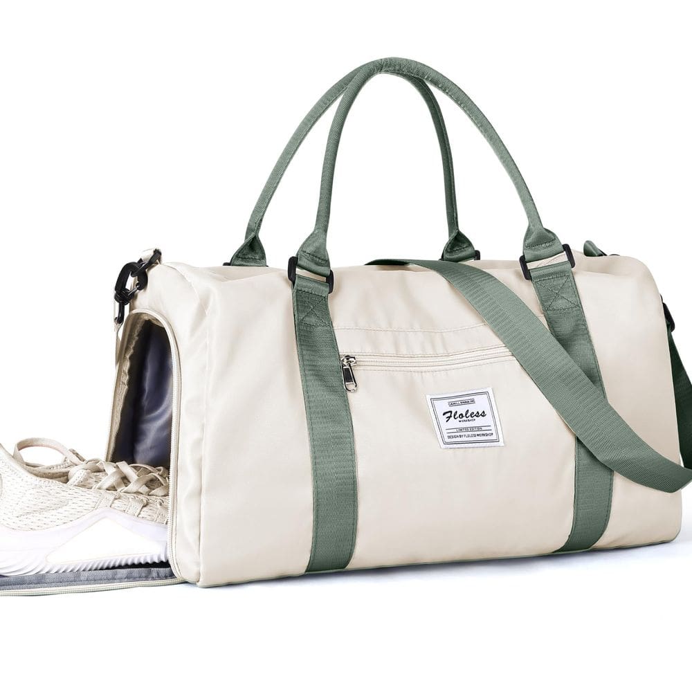 Bolsa de ginástica WISEPACK, mochila de viagem impermeável com compartimento para sapatos