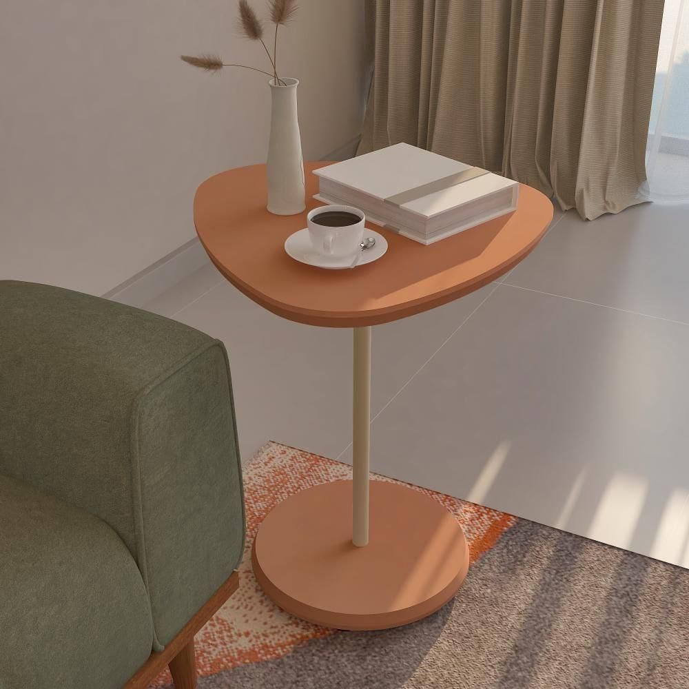 Mesa Auxiliar Alana Terracota Moderna