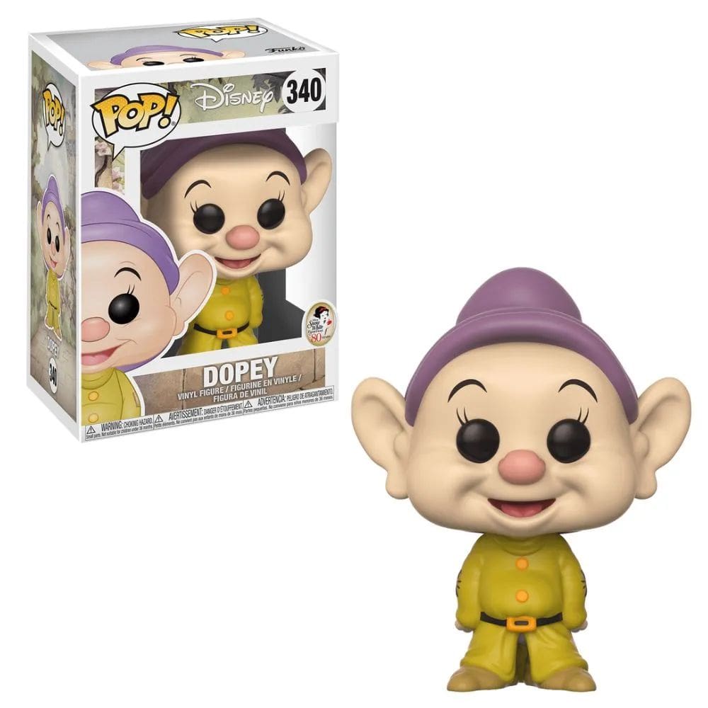 Funko Pop! Disney Branca De Neve E Os Sete Anões: Dunga Com Chase 340