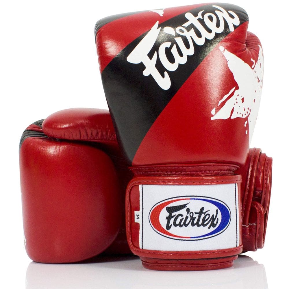 Luvas de boxe Fairtex BGV1 Muay Thai Training 340g Nation Re