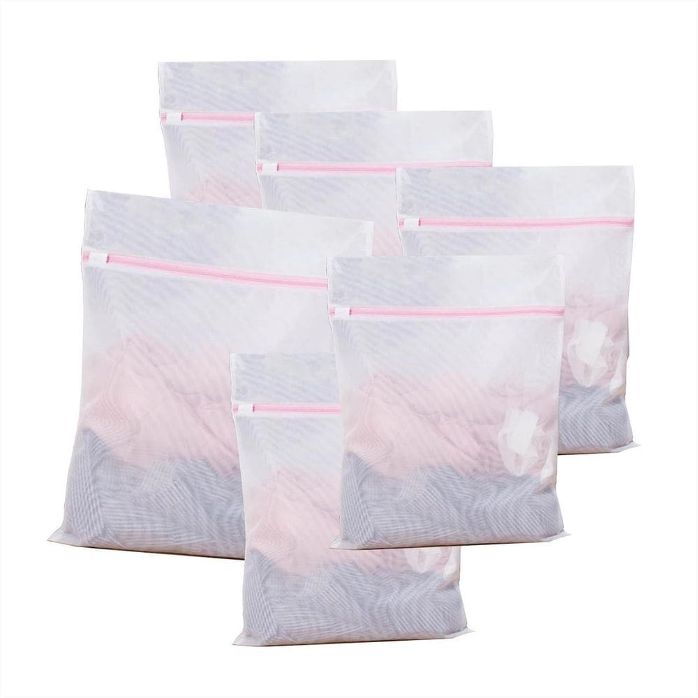 Kit 6 Saquinho Roupa Suja, Saco De Lavar Roupa Delicada