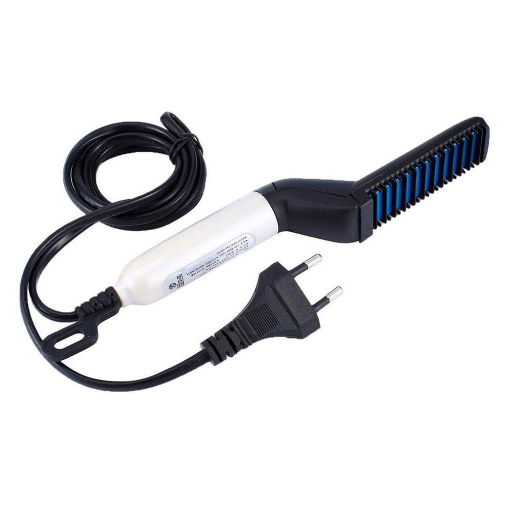 Pente Eletrico Modelador Para Barba Penteados E Cabelo