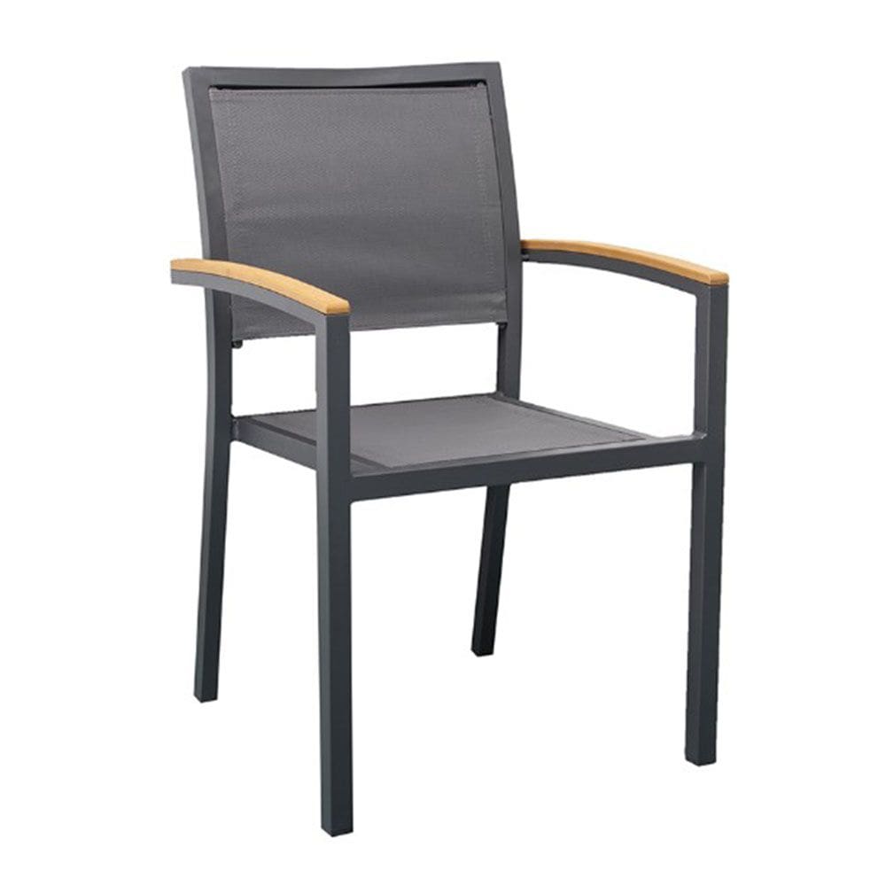 Cadeira Maragogi - Grafite com Tela Grafite