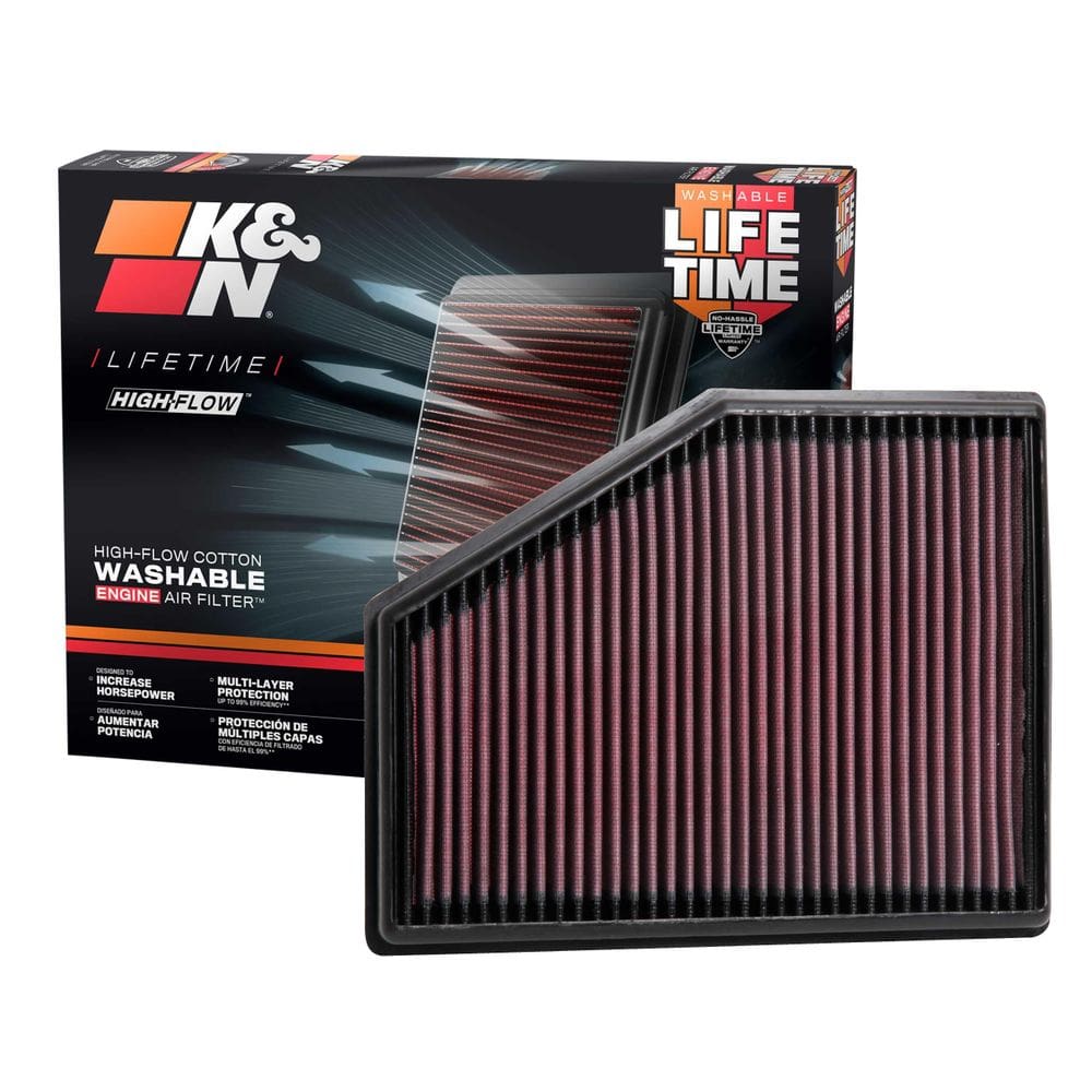Filtro de ar do motor K&N 33-3079 para BMW 2015-2020 (740i 518d,