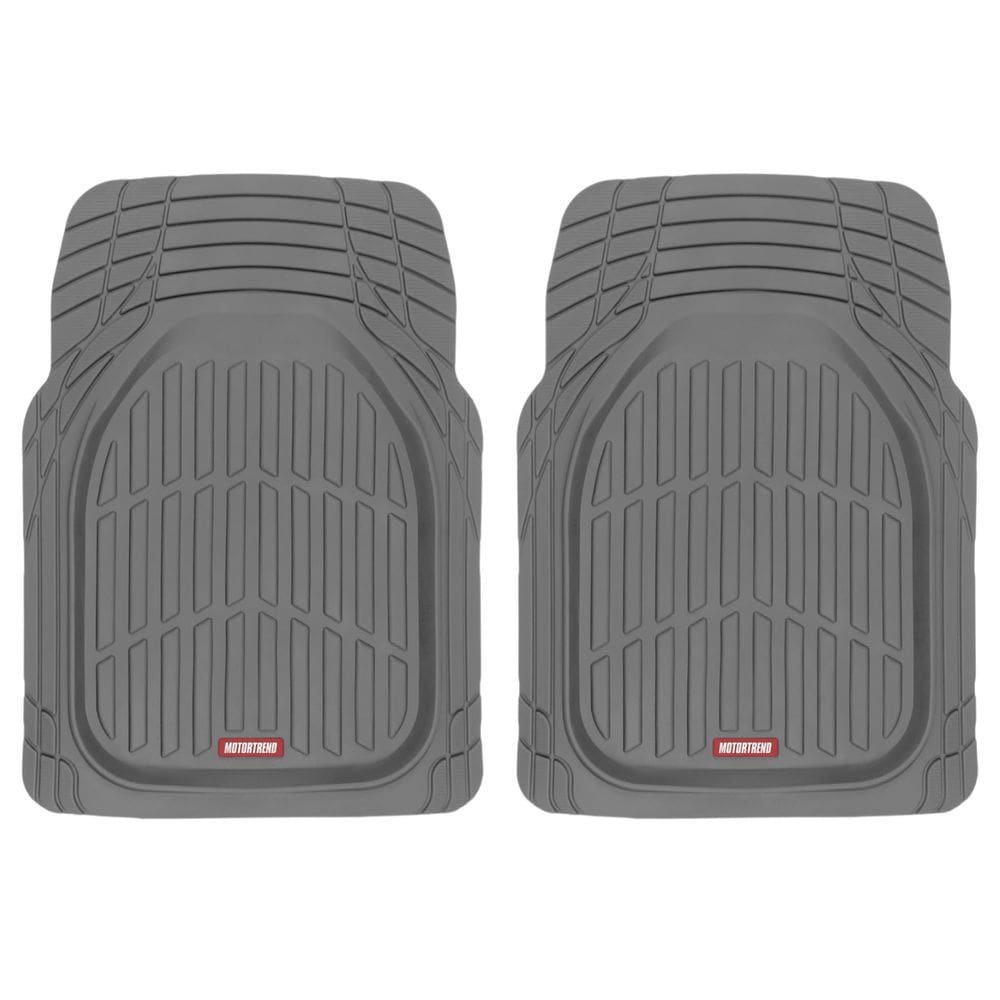 Tapetes de chão de carro Motor Trend Grey Rubber Universal Fit