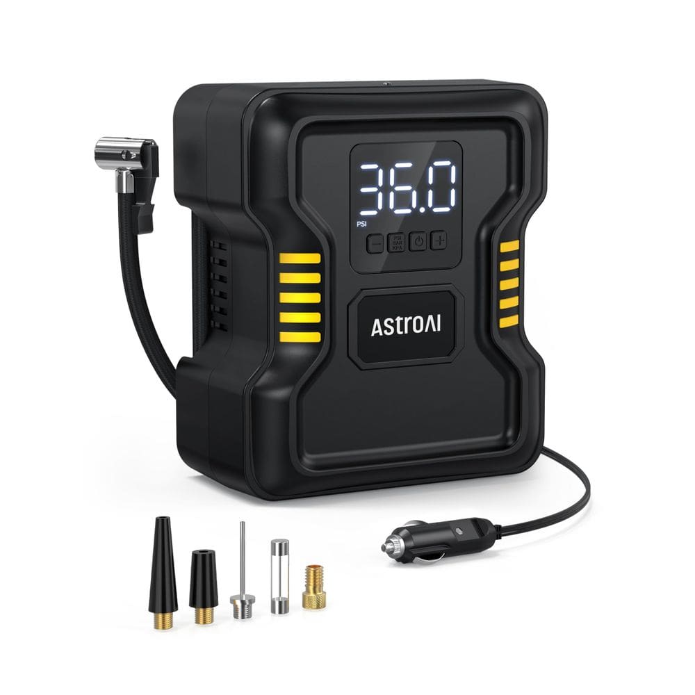 Compressor de ar para inflador de pneus AstroAI 150PSI 12V DC portátil