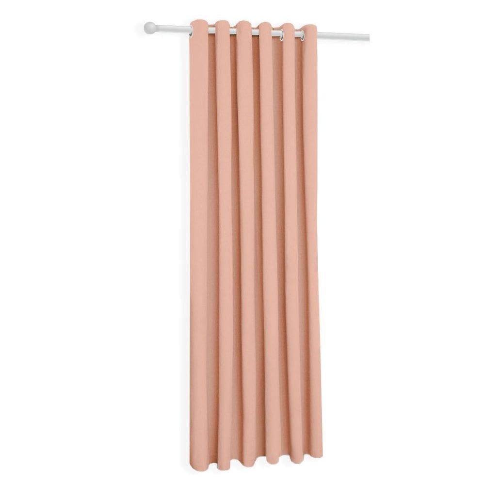 Cortina Salmão Oxford De Sala/Quarto 150X180