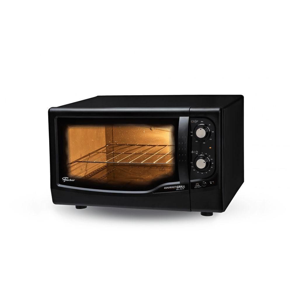 Forno Elétrico Fischer Gourmet Grill Bancada 44L Preto 220V