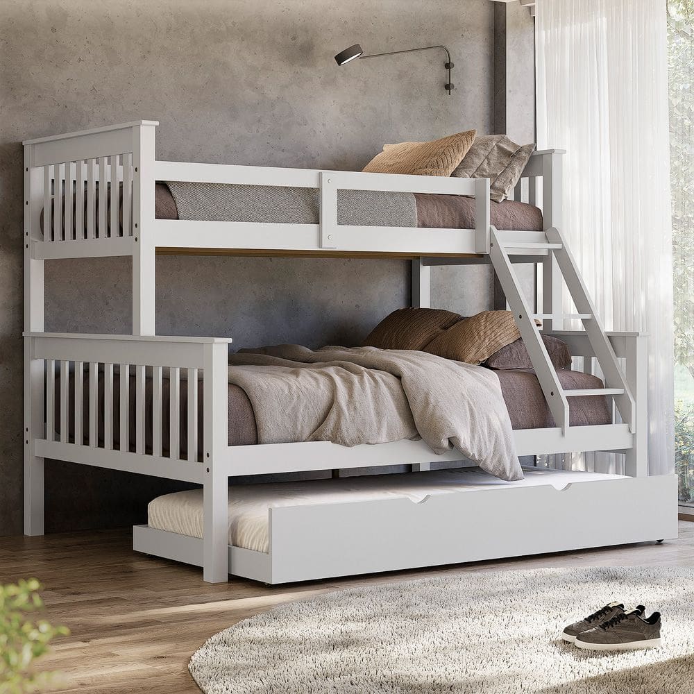 Treliche Com Cama De Casal Em Madeira Woodstore Aux Solteiro