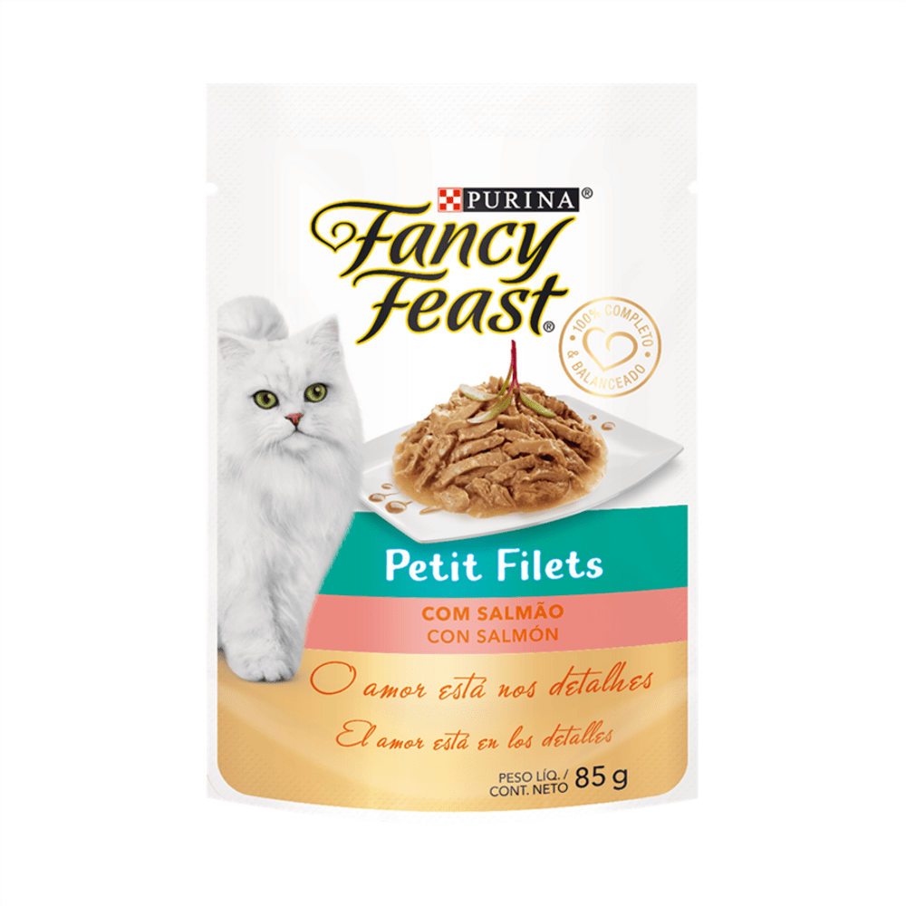 Fancy Feast Sache Petite Filets c/ Salmao 85 g