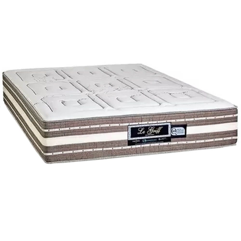 Colchão Le Griff Casal Molas Ensacadas 33x188x138 Sankonfort Cor Marrom